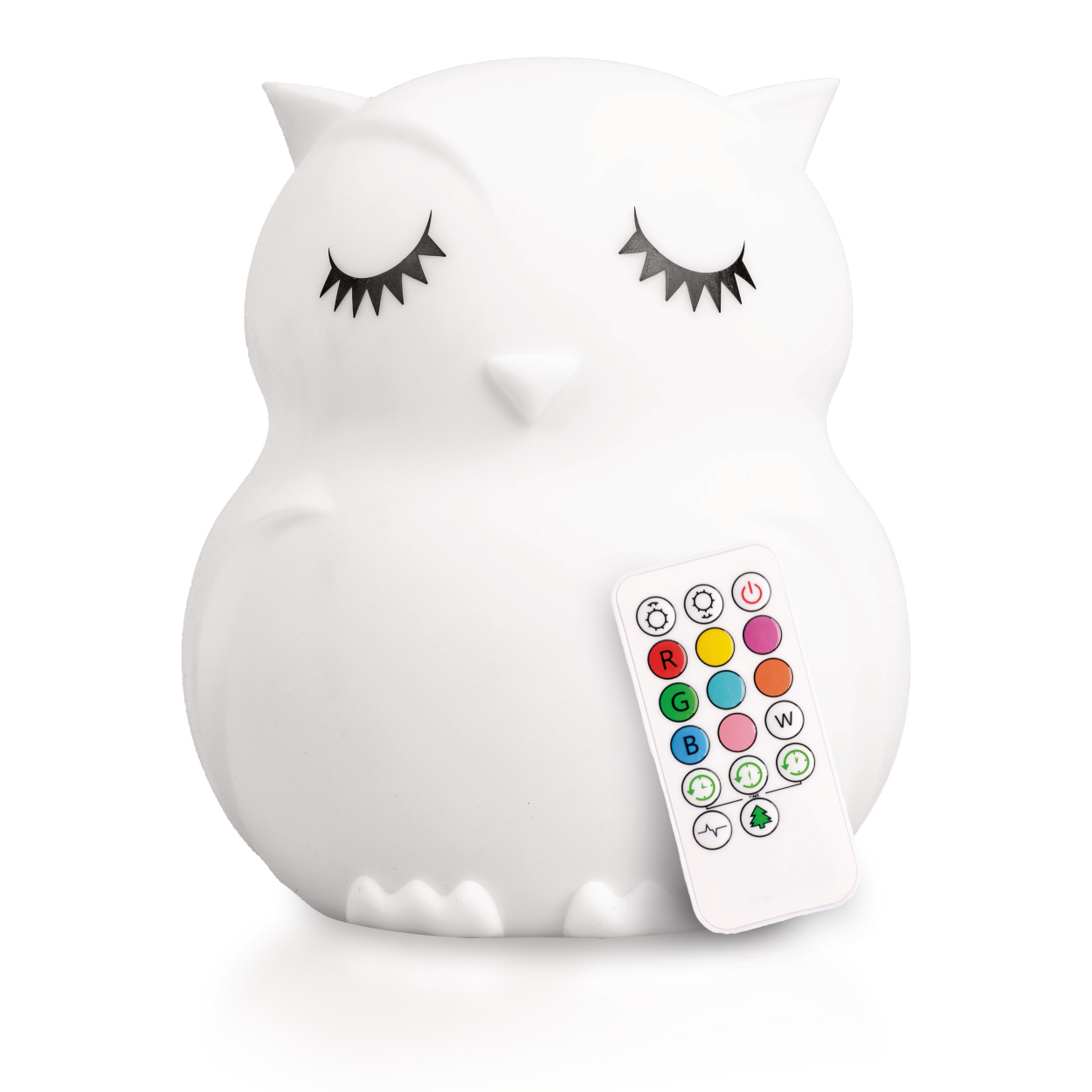 LumiPets Owl Night Light with Remote
